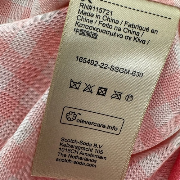 Scotch & Soda R’Belle Girls Blazer Coral Satin Finish Button Front Tailored - Picture 12 of 15